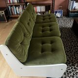 velvet sofa from the 70s