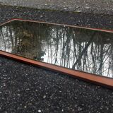 Scandinavian mirror 70s, 77x37 cm