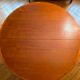 Large Danish round/oval table for 4 to 7-8 people, extendable (110 -