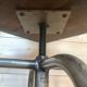 Wooden and metal school screws