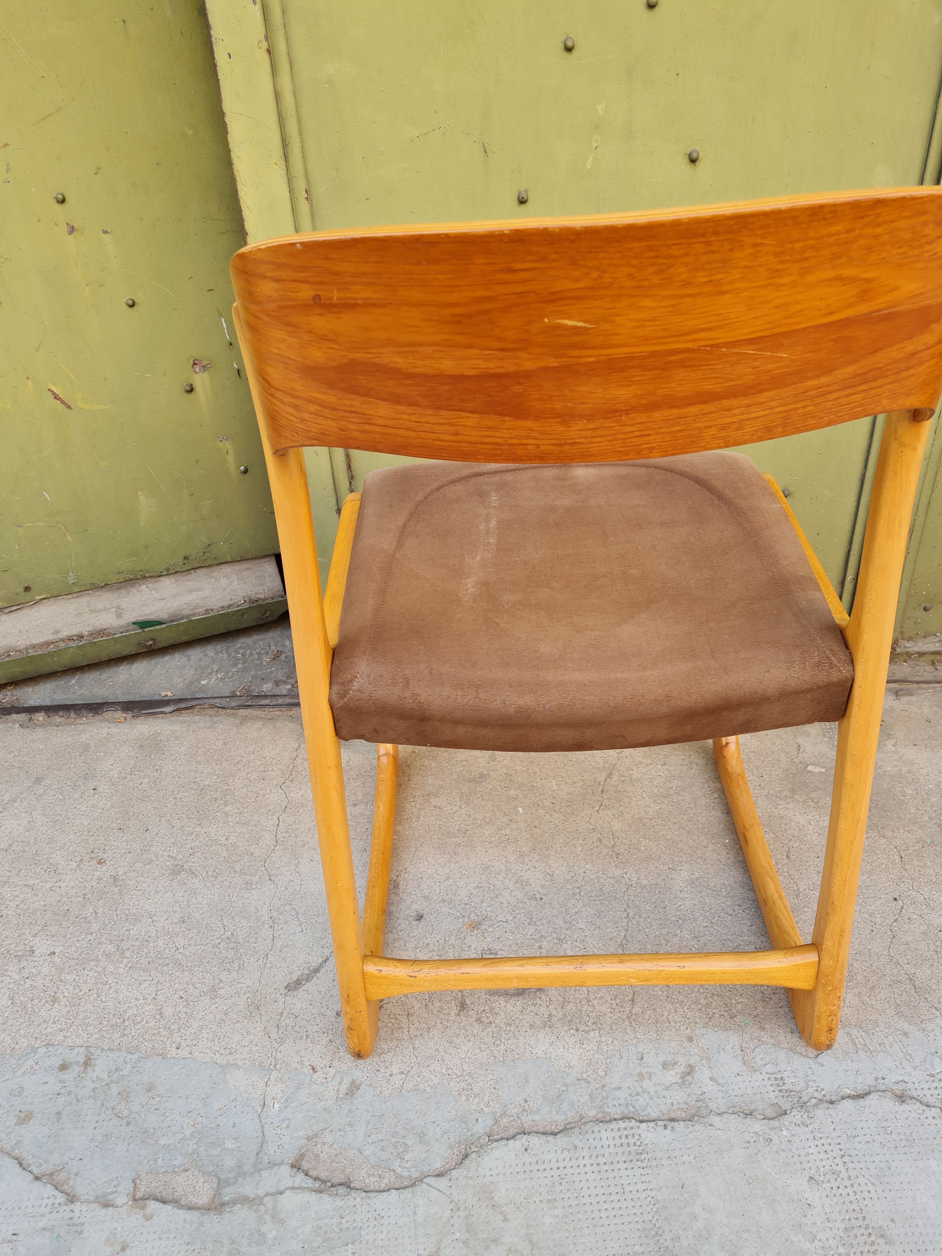 6 chaises traineau Baumann