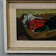 Ove Olson, Swedish painting, 1956, Oil on Panel