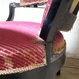 Voltaire armchair with rack and pinion XIX°