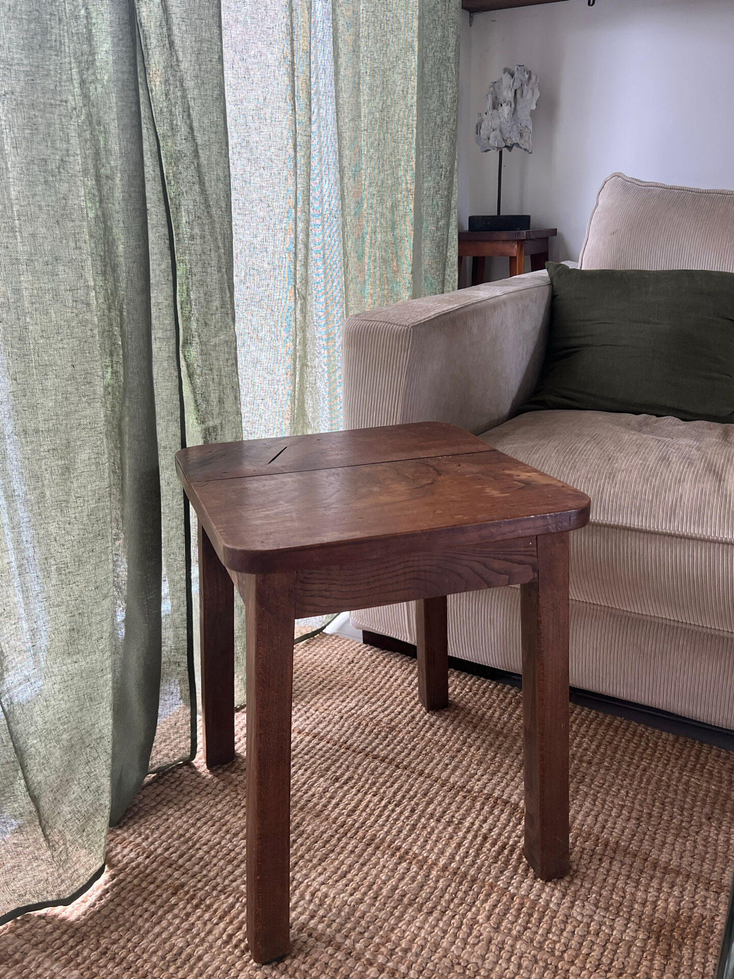 Old wooden stool