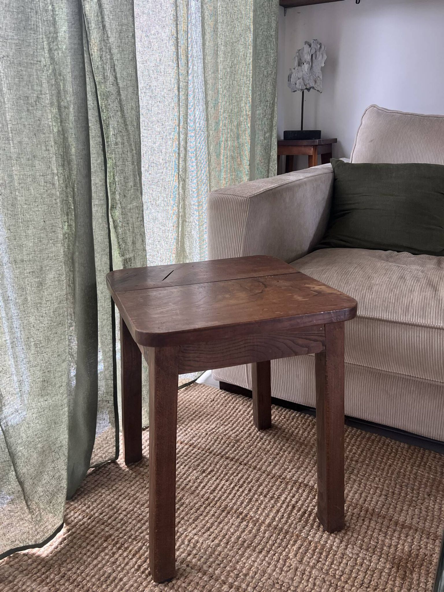 Old wooden stool