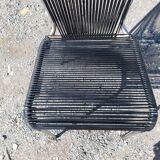 Scoubidou chair of the 60s