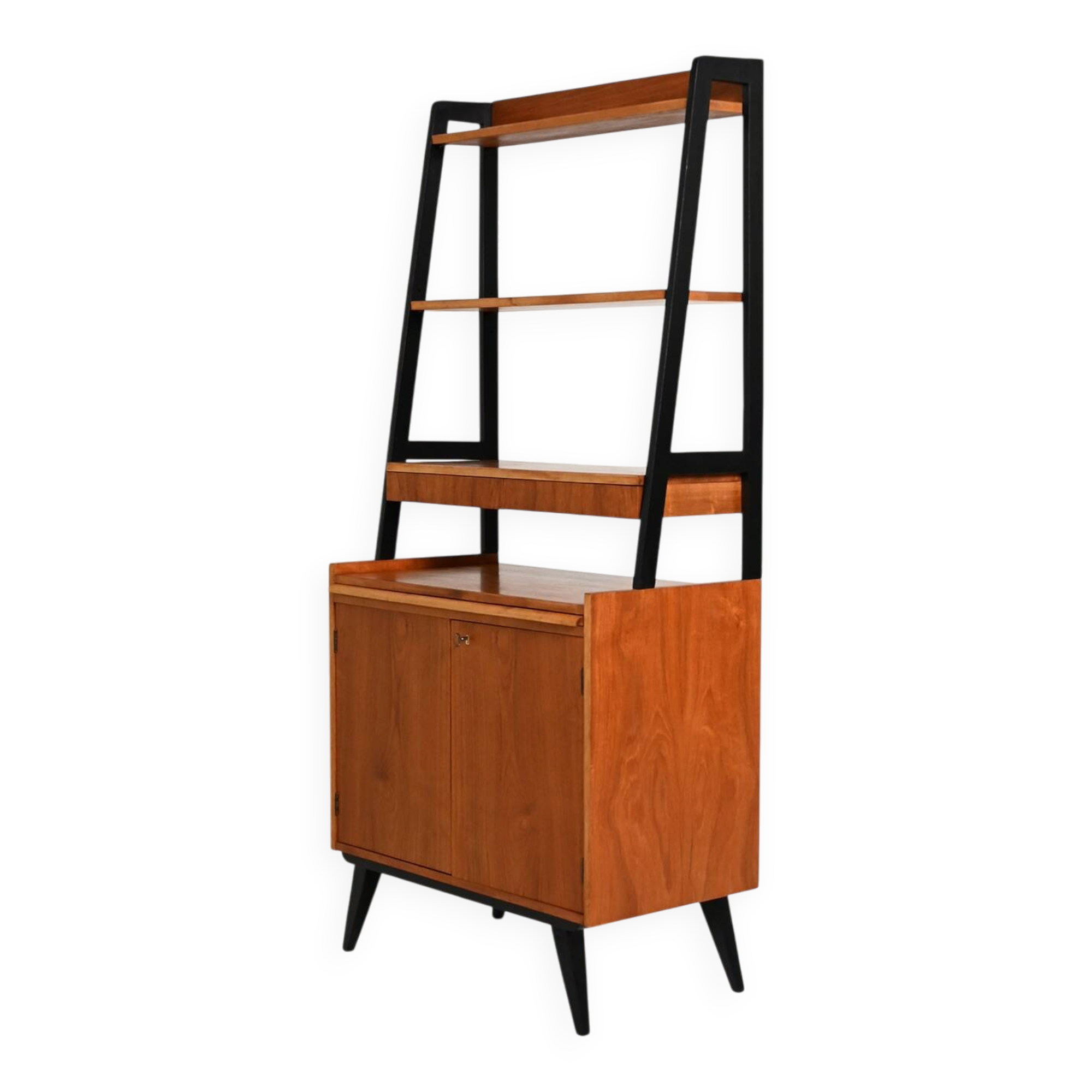 Scandinavian teak bookcase, 1960s