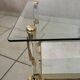 Hollywood Regency Glass Coffee Table