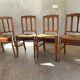 Ensemble de chaises de salle à manger anciennes
