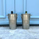 French wine cooler ice bucket set Jules Muller Berghiem argit