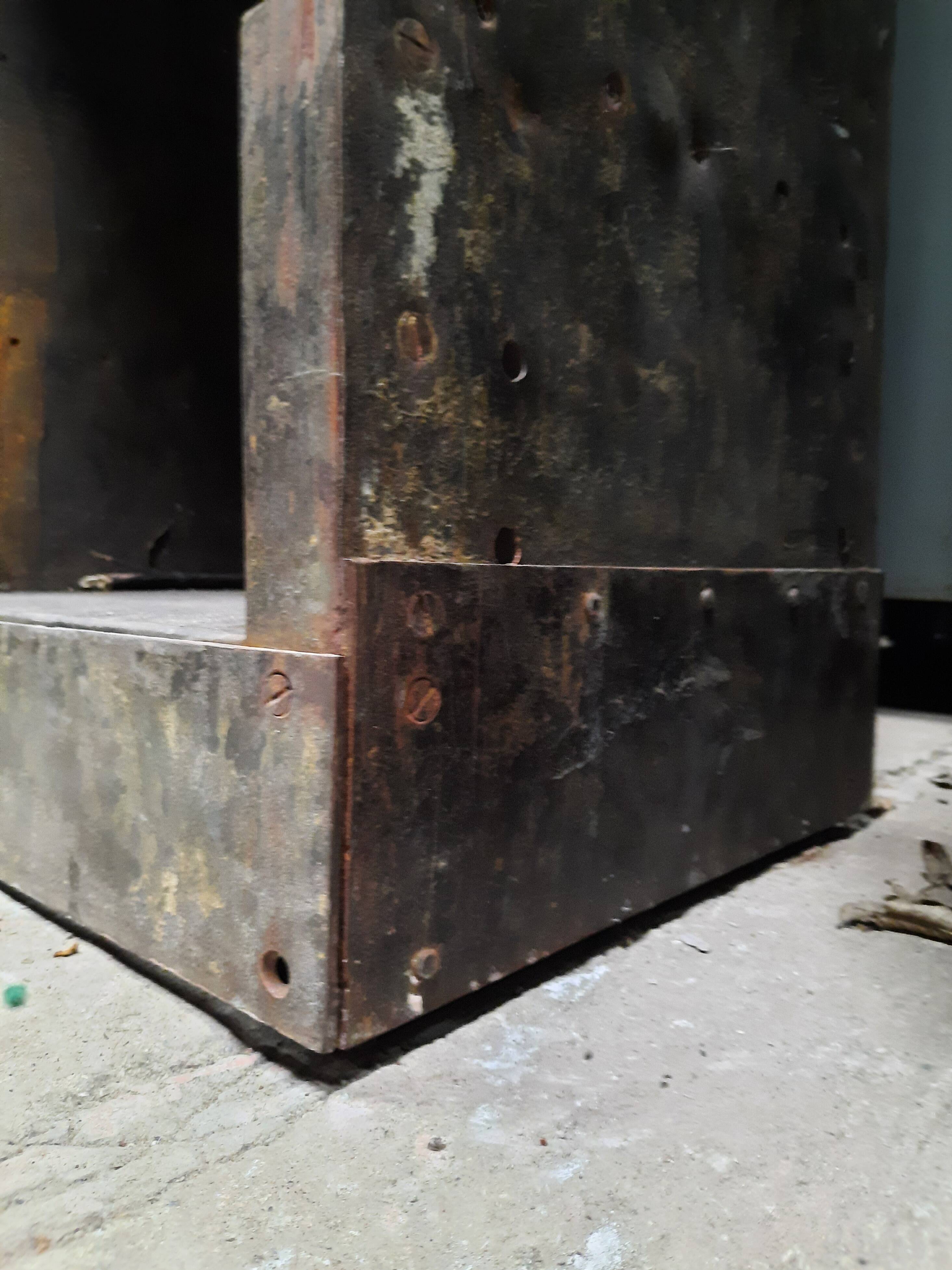 Industrial furniture with steel locker