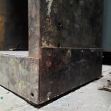 Industrial furniture with steel locker