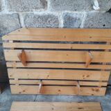 Pine wall shelves