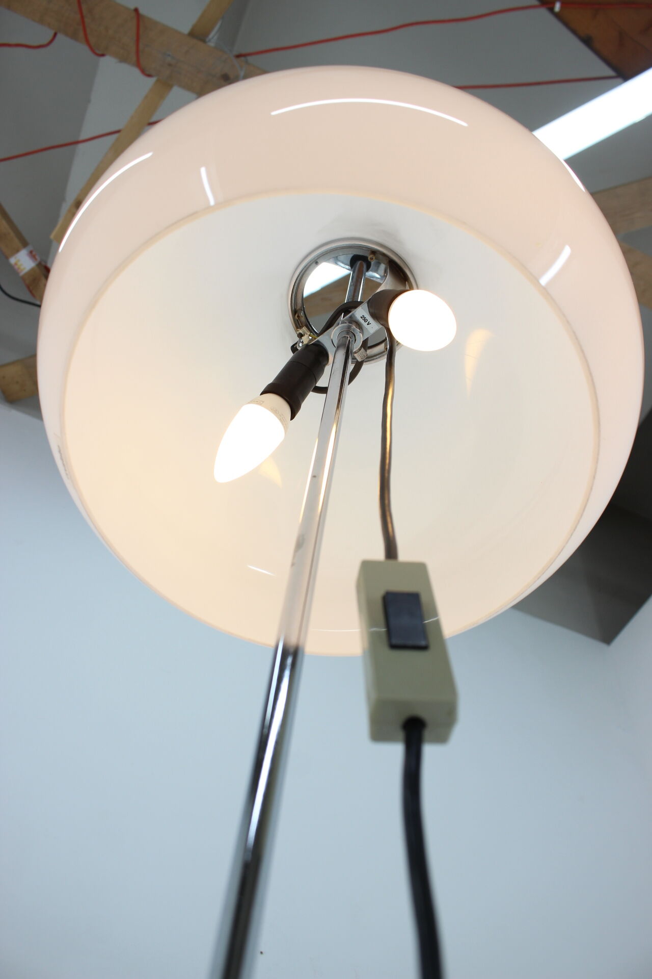 1970s Adjustable Floor Lamp Designed by Guzzini for Meblo,Italy