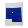 Minimalist blue paint