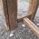Old walnut workbench