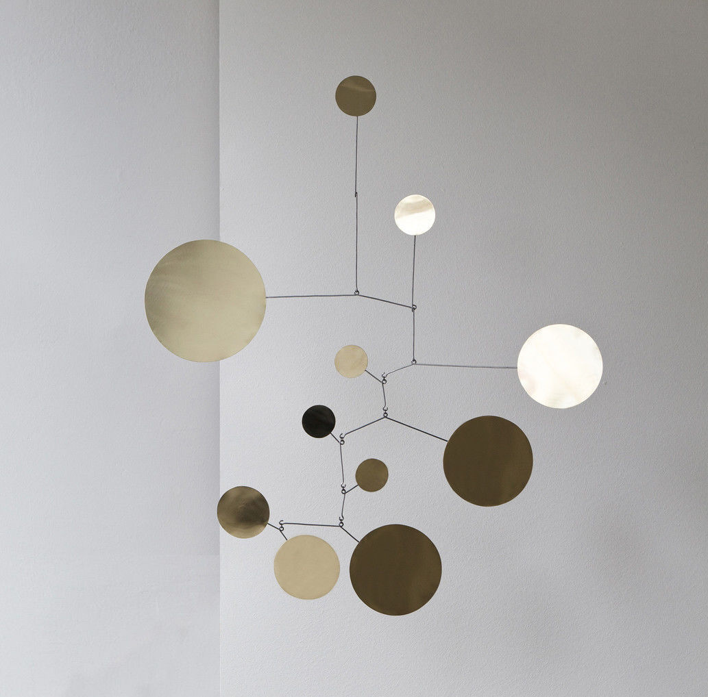70x60cm modernist brass mobile
