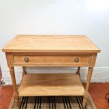 Solid wood console