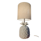 pineapple lamp 1960 white porcelain 38x16 very pretty model lampshade in l