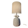 pineapple lamp 1960 white porcelain 38x16 very pretty model lampshade in l