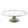 Secession cake stand, porcelain, silver-plated brass, Austria, early 20th century