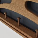 Authentic wall-mounted valet by Adam Hoff & Poul Østergaard for Virum Møbelsnedkeri, Denmark 1963.