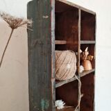 Industrial wooden wooden locker old workshop