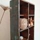 Industrial wooden wooden locker old workshop