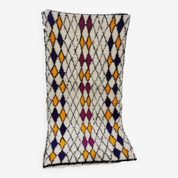 Handmade moroccan berber rug 190 x 100 cm