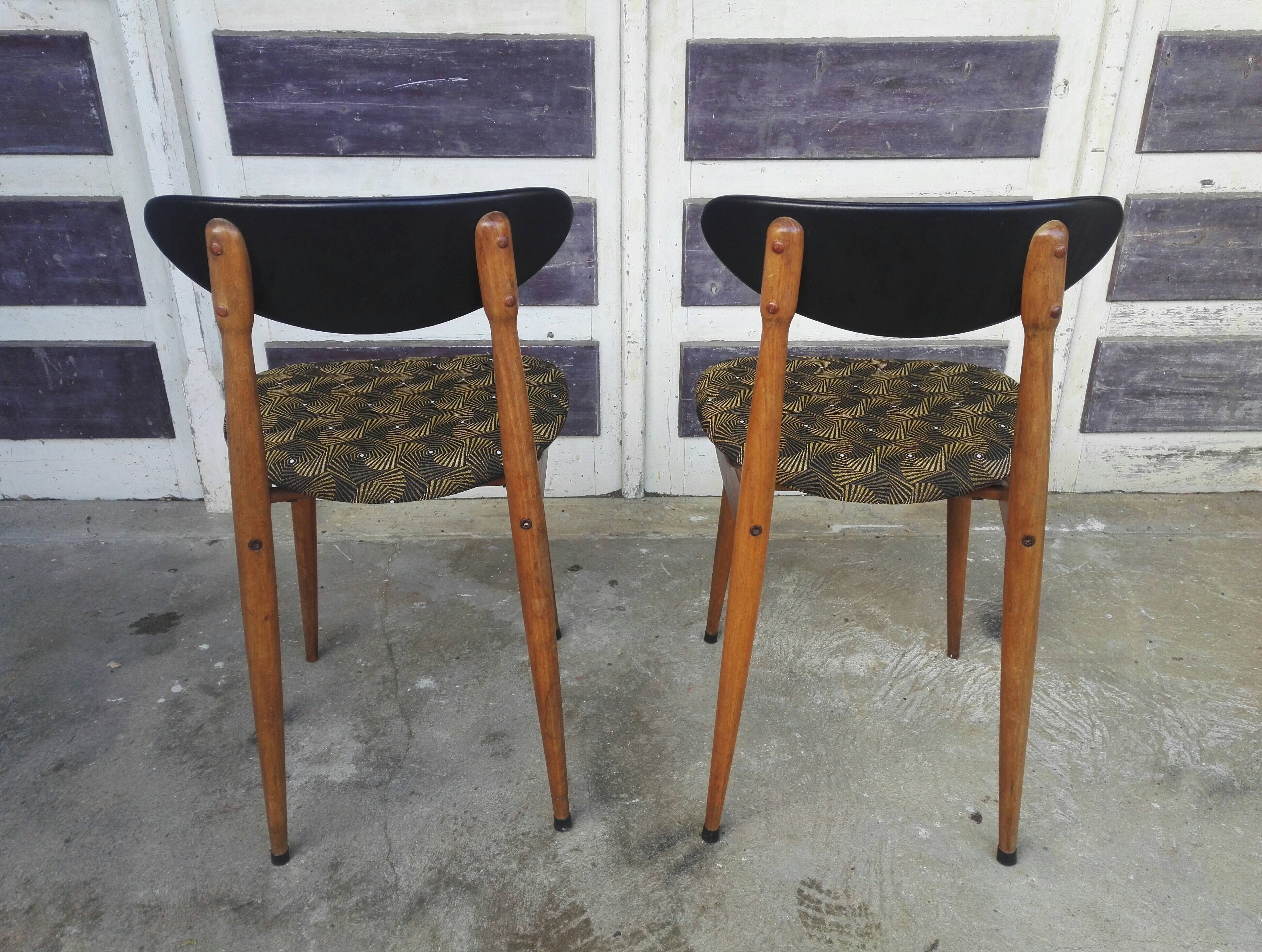 Paire de chaises Baumann