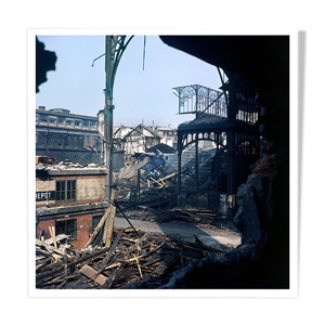 Photographie destruction des halles