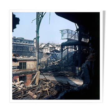 Photographie destruction des halles Paris 1972