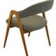 vintage WK Möbel style fauteuil / stoel 'Wildflecken' nieuwe bouclé stof