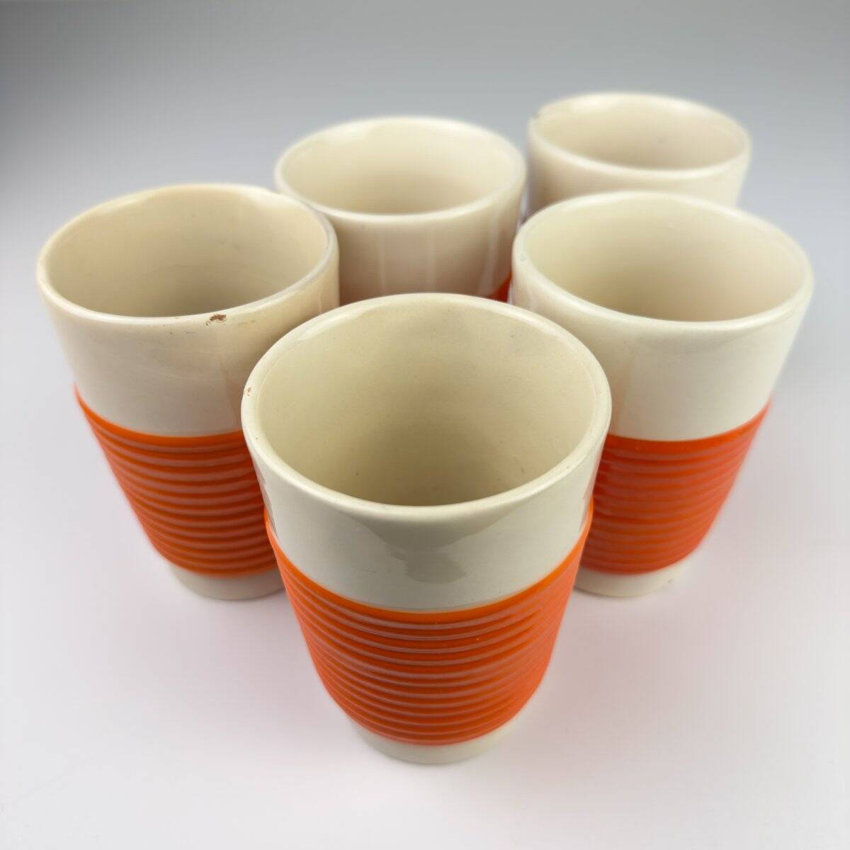 Vintage water service from Ceramiche Rometti Umbertide, Italy, 1930s, set of 6.