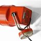 Orange spotlight "Unispot" by Bent Boysen for Louis Poulsen. Denmark 1970s
