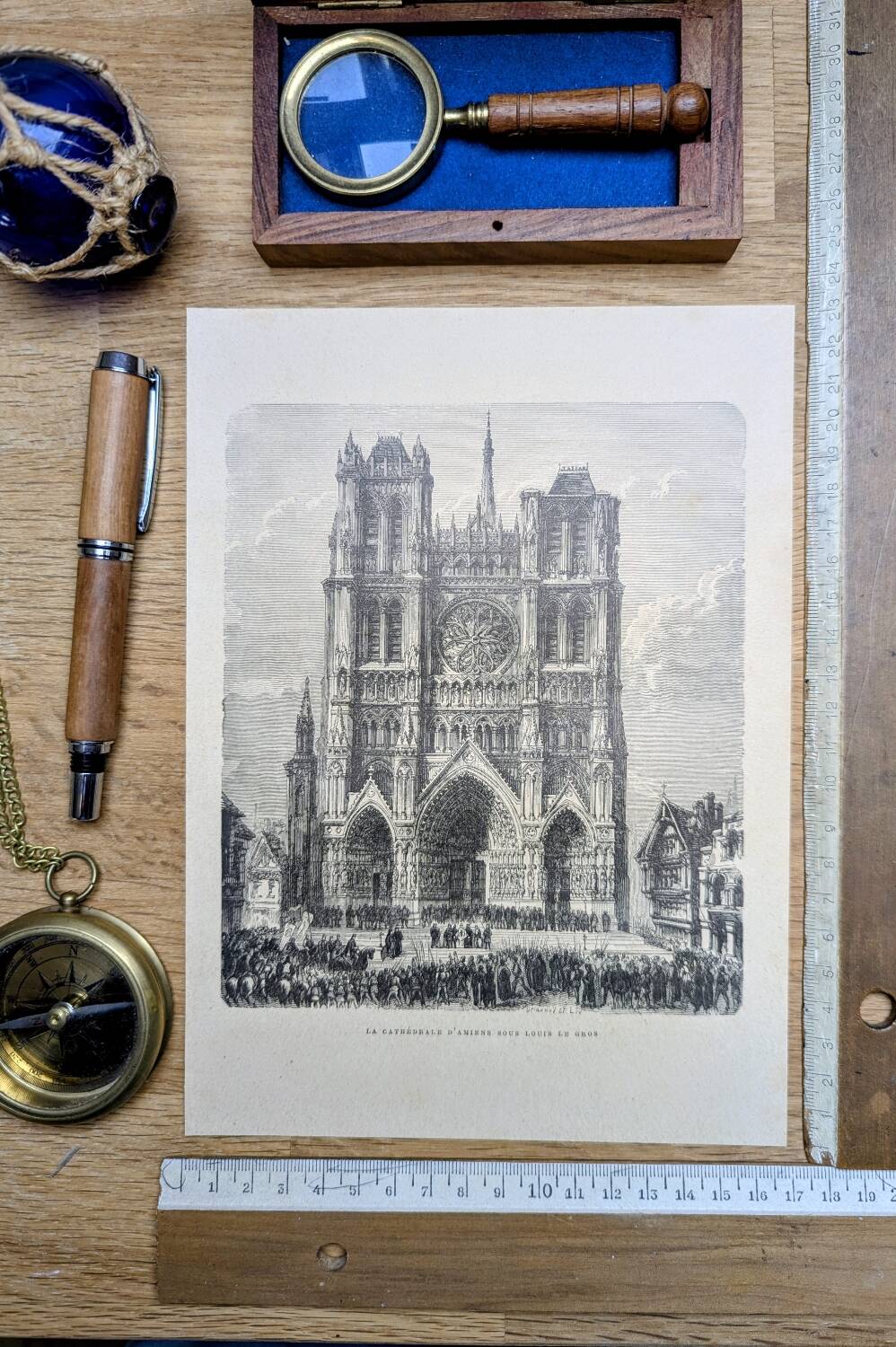 Notre-Dame d'Amiens, un original imprimé en 1895 .