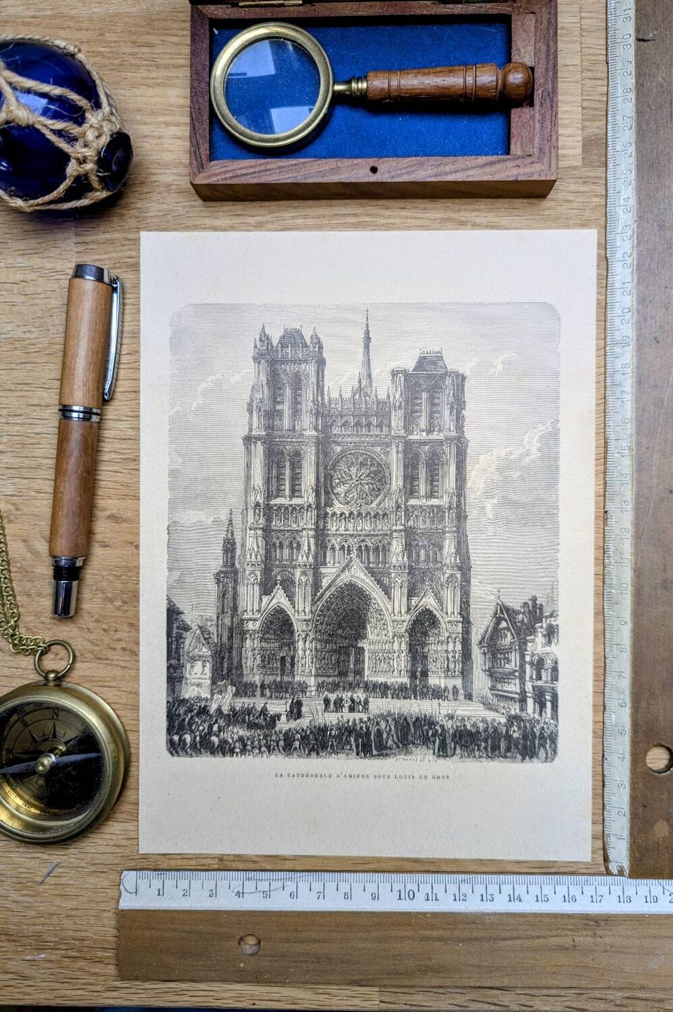 Notre-Dame d'Amiens, un original imprimé en 1895 .