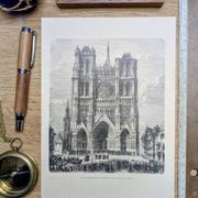 Notre-Dame d'Amiens, un original imprimé en 1895 .