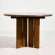 CJ Rosengaarden oak dining set, Set of 7