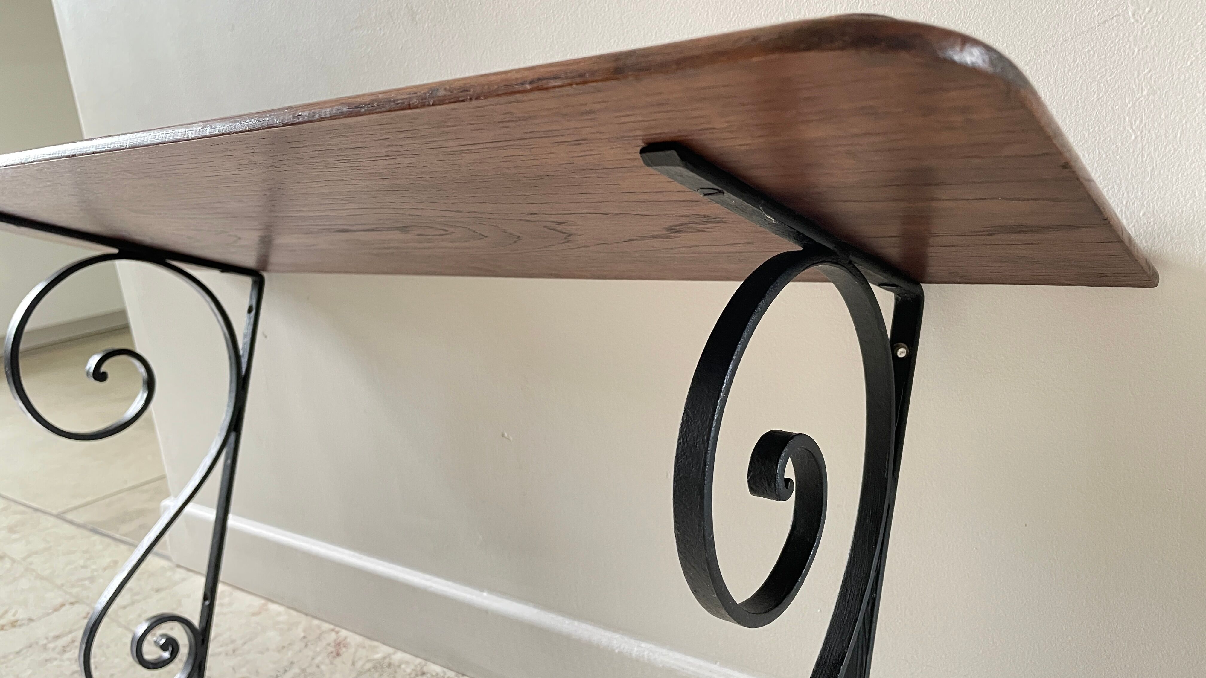 Wall shelf oak chic country spirit