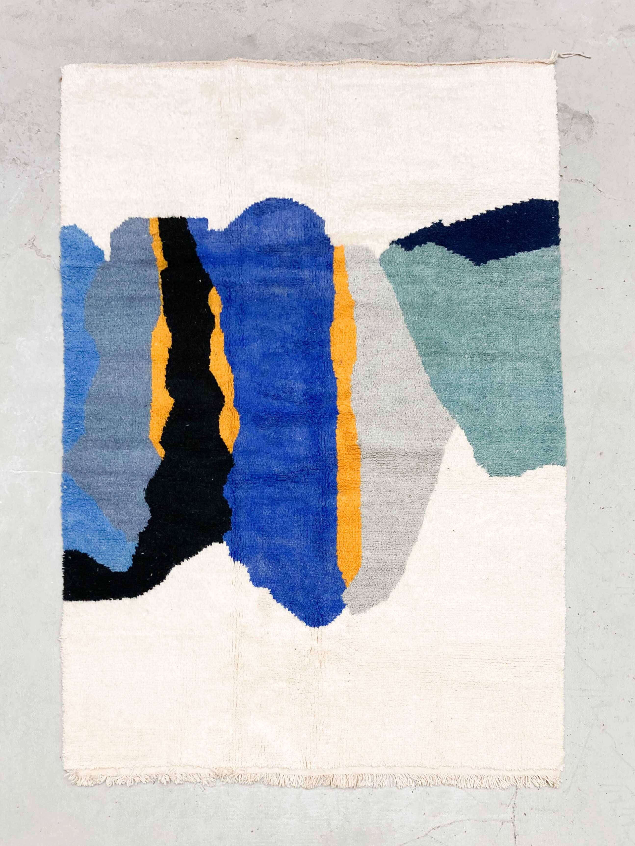 Tapis berbère marocain coloré Boujaad 2,92x1,95m