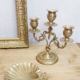 Brass candlestick / candelabra