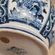 Vase vintage Delfia bleu et blanc – Grand modèle floral – Esprit Delft / hollandais