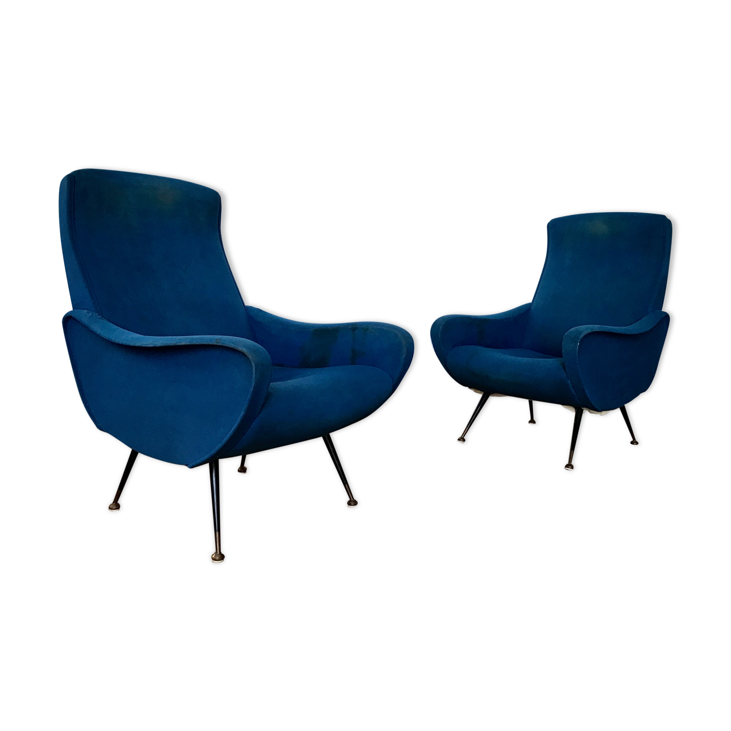 Pair of Italian armchairs