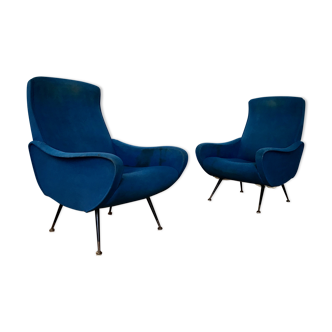 Pair of Italian armchairs