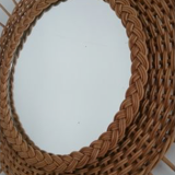 Rattan sun mirror