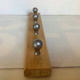 Porte torchons boules métal bois