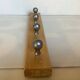 Porte torchons boules métal bois