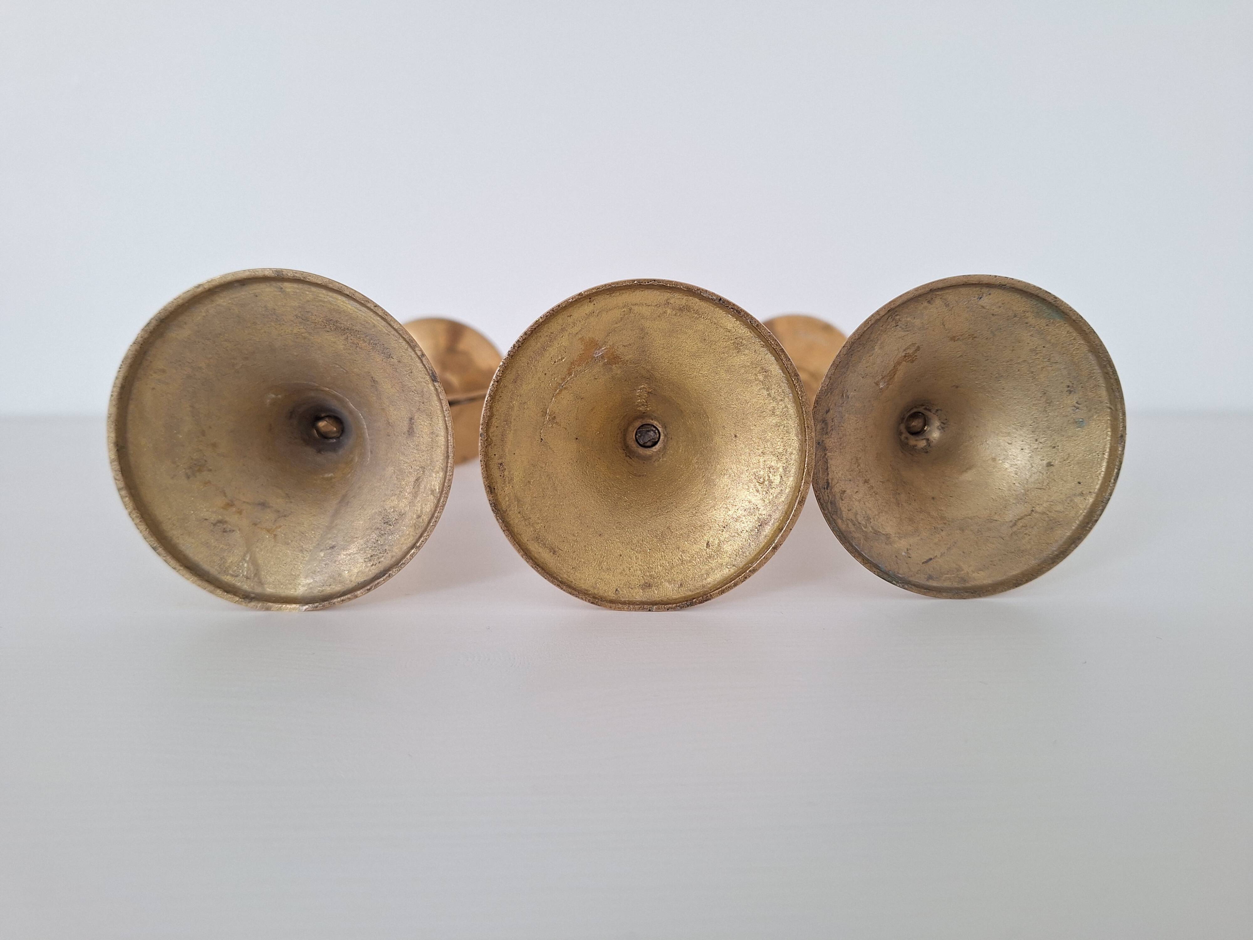 Brass star candlestick