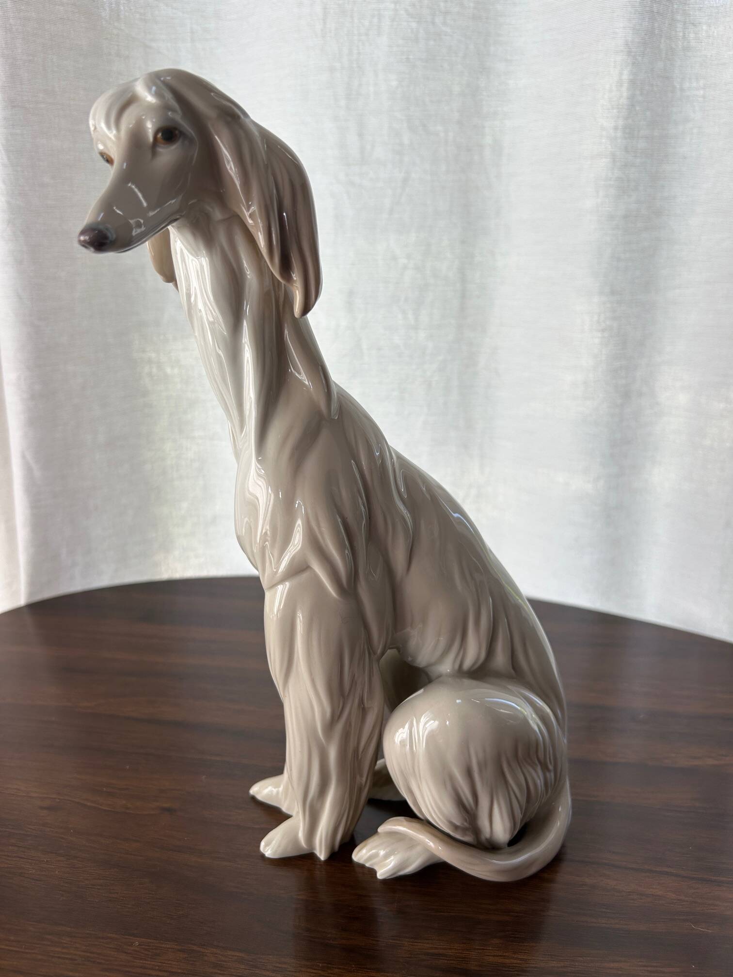 Ceramic greyhound by Juan Huerta